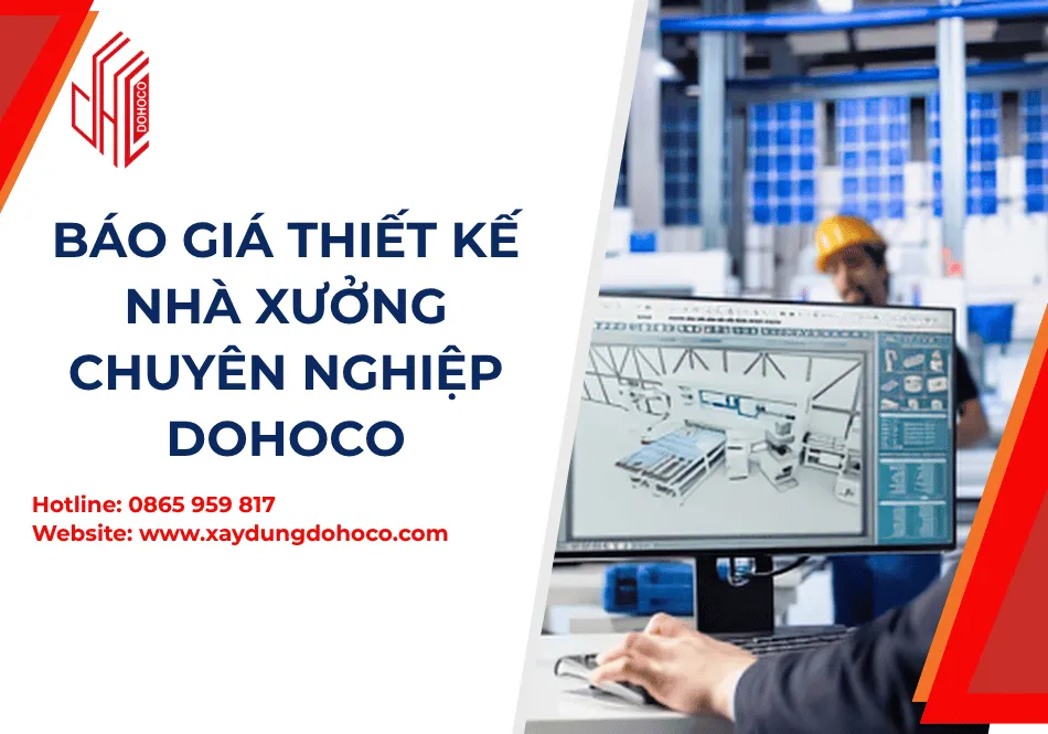 Báo giá thiết kế nhà xưởng chuyên nghiệp DOHOCO