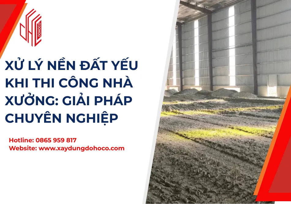Xử Lý Nền Đất Yếu Khi Thi Công Nhà Xưởng: Giải Pháp Chuyên Nghiệp
