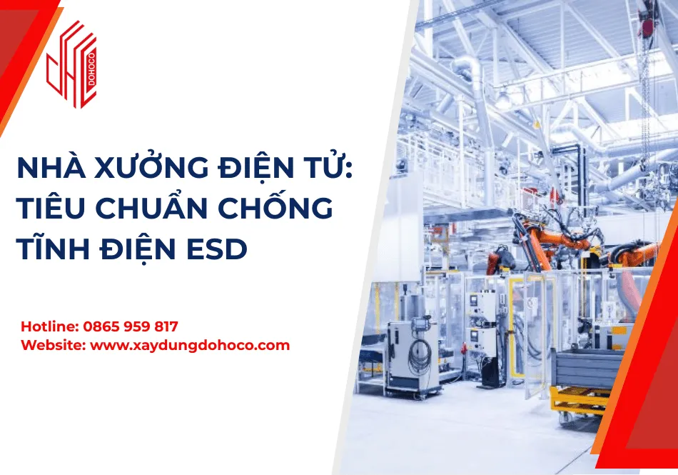  Nhà Xưởng Điện Tử: Tiêu Chuẩn Chống Tĩnh Điện ESD