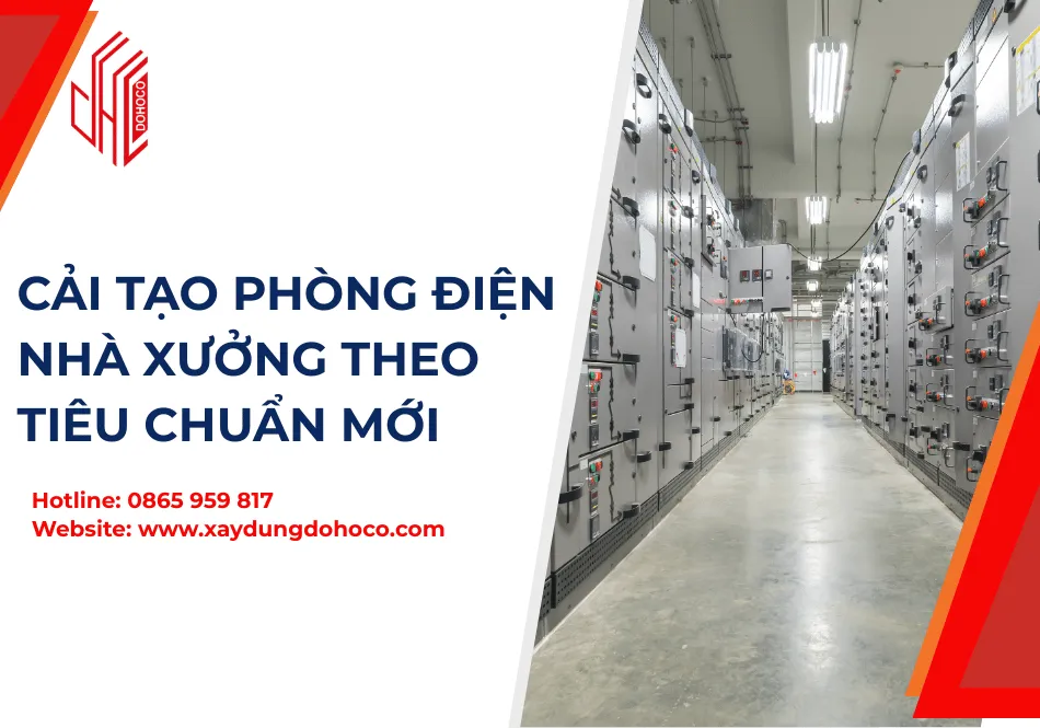  Cải Tạo Phòng Điện Nhà Xưởng Theo Tiêu Chuẩn Mới 