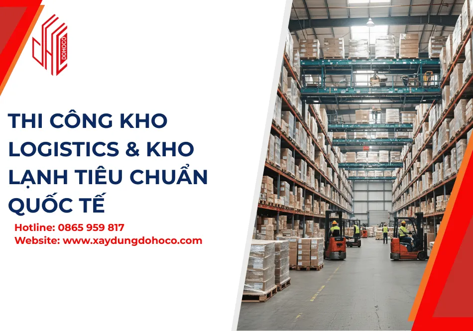 Thi Công Kho Logistics  và Kho Lạnh Tiêu Chuẩn Quốc Tế